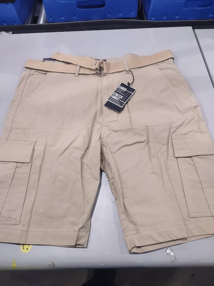 RUGGED TRAIL STRETCH FABRIC, CARGO SHORTS - SIZE: MEN 36 - LIGHT KHAKI New RUGGED TRAIL STRETCH FABRIC, CARGO SHORTS - SIZE: MEN 36 - LIGHT KHAKI New