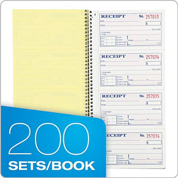 ADAMS MONEY AND RENT RECEIPT BOOK, 2-PART CARBONLESS, 5-1/4 X 11, SC1152 - WHITE New ADAMS MONEY AND RENT RECEIPT BOOK, 2-PART CARBONLESS, 5-1/4 X 11, SC1152 - WHITE New