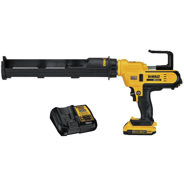 DEWALT 20V MAX* CAULKING ADHESIVE GUN 29-OZ DCE570-YELLOW