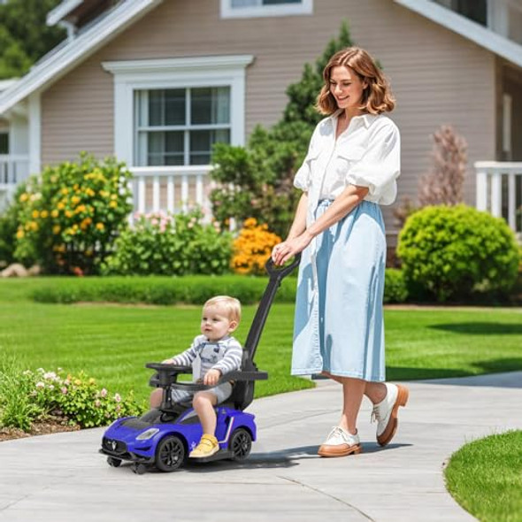 Olakids Push Car for Toddlers Licensed Maserati 3 in 1 Baby Ride on Sliding New Olakids Push Car for Toddlers Licensed Maserati 3 in 1 Baby Ride on Sliding New