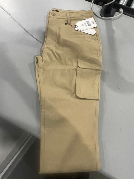 START FLEX COMFORT PANTS CARGO 4 WAY STRETCH MENS - SIZE: MEN 34 - KHAKI New