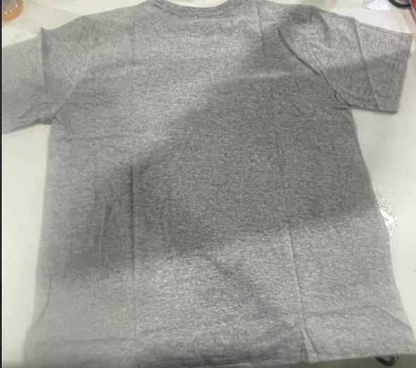 BLUE ICE PLAIN SHORT SLEEVE T-SHIRT - SIZE: MEN S - CHARCOAL New BLUE ICE PLAIN SHORT SLEEVE T-SHIRT - SIZE: MEN S - CHARCOAL New