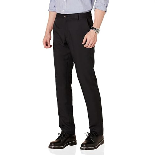 AMAZON ESSENTIALS MEN'S SLIM-FIT FLAT-FRONT DRESS PANT RECYCLED POLYESTER New AMAZON ESSENTIALS MEN'S SLIM-FIT FLAT-FRONT DRESS PANT RECYCLED POLYESTER New