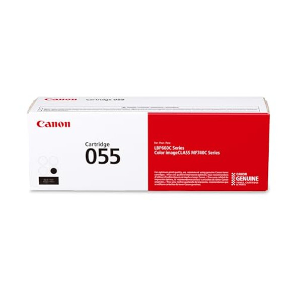 CANON GENUINE 055 BLACK TONER CARTRIDGE COMPATIBLE - BLACK New