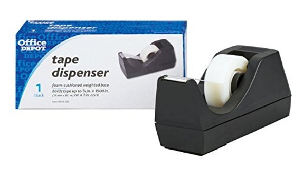 OFFICE DEPOT DESKTOP TAPE DISPENSER 520-328 - BLACK OFFICE DEPOT DESKTOP TAPE DISPENSER 520-328 - BLACK
