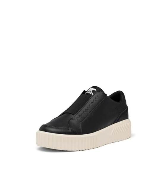 SOREL WOMEN'S ONA AVE SLIP ON SNEAKER WOMEN 10 BLACK/CHALK SOREL WOMEN'S ONA AVE SLIP ON SNEAKER WOMEN 10 BLACK/CHALK