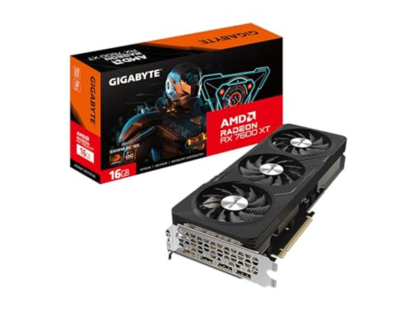 GIGABYTE RADEON RX 7600 XT GAMING OC 16G GRAPHICS CARD - BLACK GIGABYTE RADEON RX 7600 XT GAMING OC 16G GRAPHICS CARD - BLACK
