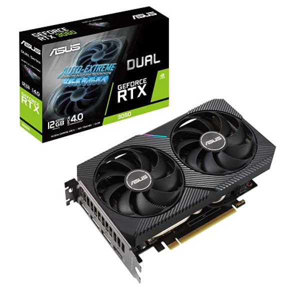 ASUS Dual NVIDIA GeForce RTX 3060 V2 OC 12GB GDDR6 Gaming Graphics Card
