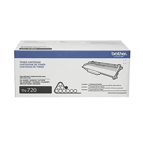 Brother Printer TN720 Toner Cartridge Black New Brother Printer TN720 Toner Cartridge Black New