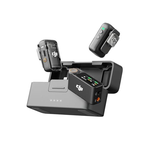 DJI MIC 2 (2 TX + 1 RX + CHARGING CASE) WIRELESS LAVALIER DMC02 - GRAY