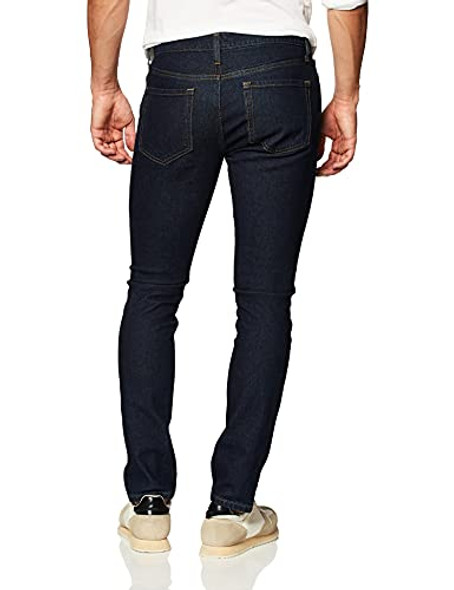 Amazon Essentials Men's Skinny Fit Stretch Jean Rinsed Indigo Size 34W x 32L New Amazon Essentials Men's Skinny Fit Stretch Jean Rinsed Indigo Size 34W x 32L New