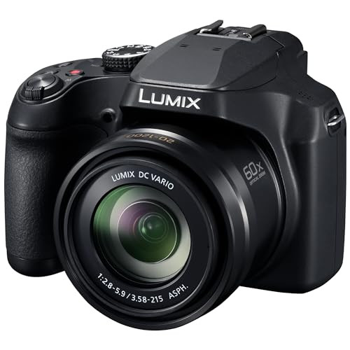 PANASONIC LUMIX FZ80D POINT AND SHOOT DIGITAL CAMERA 4K PHOTO/VIDEO - BLACK