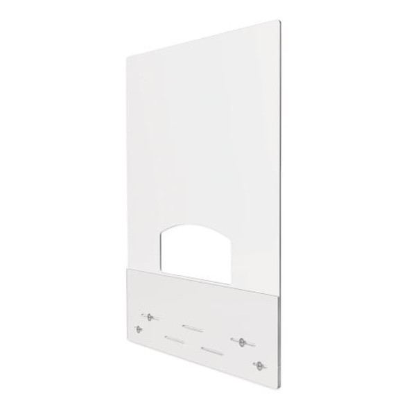DEFLECTO MOUNTING SAFETY BARRIER PASS THRU 31.5" X 38" ACRYLIC 2/CARTON  - CLEAR New DEFLECTO MOUNTING SAFETY BARRIER PASS THRU 31.5" X 38" ACRYLIC 2/CARTON  - CLEAR New