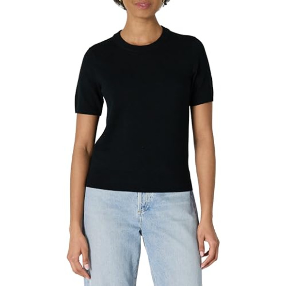 AMAZON ESSENTIALS WOMEN'S REGULAR-FIT SHORT SLEEVE PULLOVER SWEATER TOP -M New AMAZON ESSENTIALS WOMEN'S REGULAR-FIT SHORT SLEEVE PULLOVER SWEATER TOP -M New