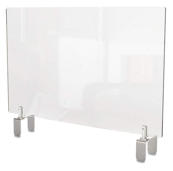 GHENT CLEAR PARTITION EXTENDER ATTACHED CLAMP 29 X 3.88 X 18 THERMOPLASTIC New GHENT CLEAR PARTITION EXTENDER ATTACHED CLAMP 29 X 3.88 X 18 THERMOPLASTIC New