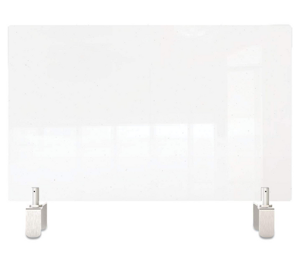 GHENT CLEAR PARTITION EXTENDER ATTACHED CLAMP 29 X 3.88 X 18 THERMOPLASTIC New GHENT CLEAR PARTITION EXTENDER ATTACHED CLAMP 29 X 3.88 X 18 THERMOPLASTIC New