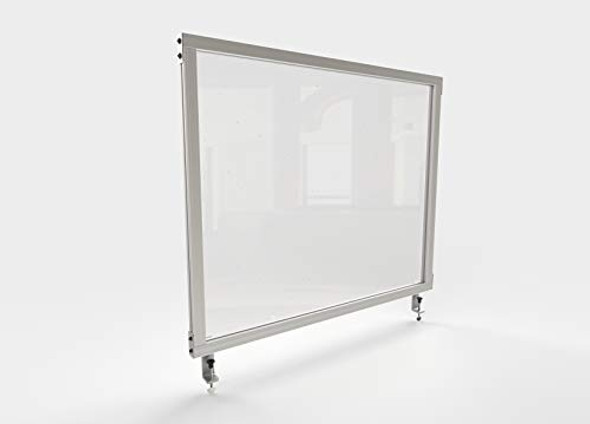 Ghent Desktop Acrylic Protection Screen, 29 X 1 X 24, Clear New