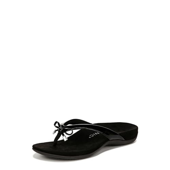 VIONIC WOMEN'S REST BELLA II TOEPOST SANDAL - SIZE: WOMEN 10 (AU/UK W8) - BLACK