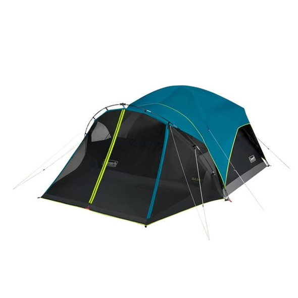 COLEMAN 6-PERSON CARLSBAD DARK ROOM DOME CAMPING TENT WITH SCREEN ROOM - BLUE COLEMAN 6-PERSON CARLSBAD DARK ROOM DOME CAMPING TENT WITH SCREEN ROOM - BLUE