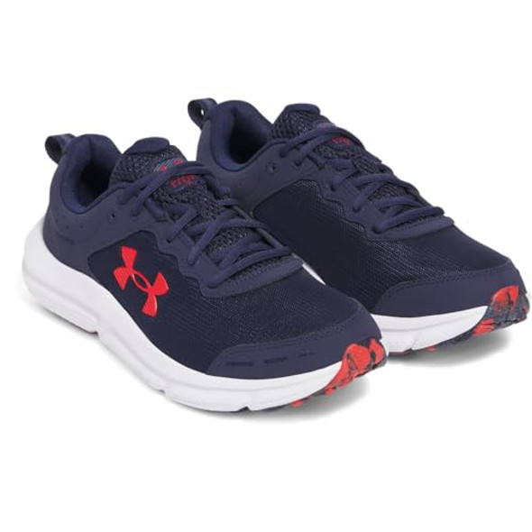 UNDER ARMOR MEN'S CHARGED ASSERT 10 SHOES NAVY/RED MEN SIZE 10.5 UNDER ARMOR MEN'S CHARGED ASSERT 10 SHOES NAVY/RED MEN SIZE 10.5