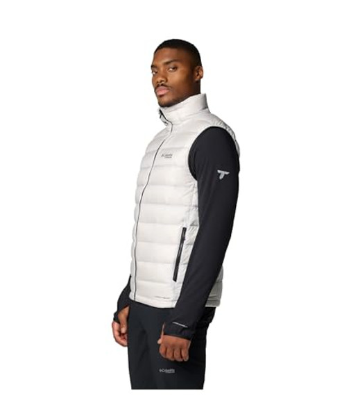 COLUMBIA MEN'S ARCTIC CREST VEST WO8959-043 GRAY HEATHER SIZE MEDIUM