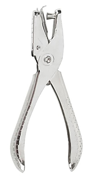 OFFICE DEPOT SINGLE-HOLE PUNCH - CHROME SILVER New OFFICE DEPOT SINGLE-HOLE PUNCH - CHROME SILVER New