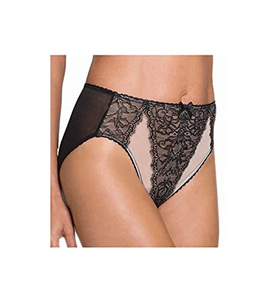 841186 Wacoal Women's Retro Chic Hi Cut Brief Panty Black XL 841186 Wacoal Women's Retro Chic Hi Cut Brief Panty Black XL