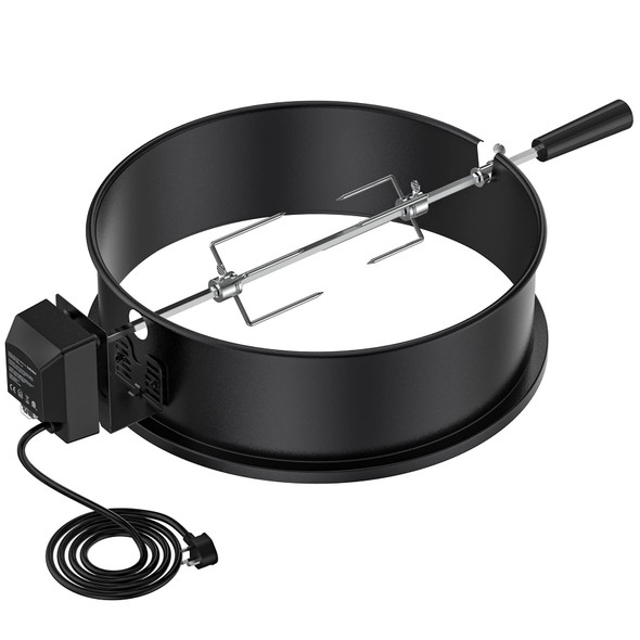 ONLYFIRE BRK-6009 ROTISSERIE RING KIT FOR CHARCOAL GRILLS F-BRK6009-PS1 - Silver ONLYFIRE BRK-6009 ROTISSERIE RING KIT FOR CHARCOAL GRILLS F-BRK6009-PS1 - Silver