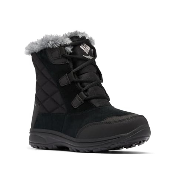 COLUMBIA WOMEN'S ICE MAIDEN SHORTY SNOW BOOTS WOMEN 10.5 BLACK/COLUMBIA GREY COLUMBIA WOMEN'S ICE MAIDEN SHORTY SNOW BOOTS WOMEN 10.5 BLACK/COLUMBIA GREY