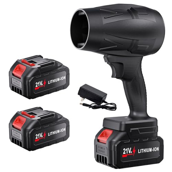 BOFEUNNG Cordless Leaf Blower, 130000 RPM Portable Cleaner 2 Pack, Black BOFEUNNG Cordless Leaf Blower, 130000 RPM Portable Cleaner 2 Pack, Black