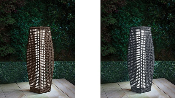 SOLAR RATTAN LIGHTS SOLAR RATTAN OPTIK 69CM LED LEUCHTE AUSSEN GARTEN TERRASSE SOLAR RATTAN LIGHTS SOLAR RATTAN OPTIK 69CM LED LEUCHTE AUSSEN GARTEN TERRASSE