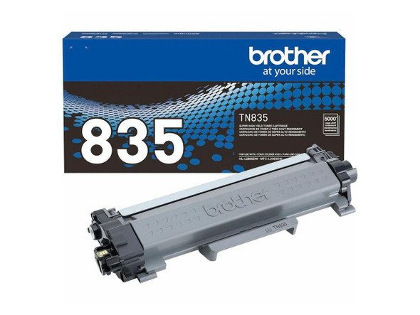 Brother TN835 Original Super High Yield Laser Toner Cartridge Black 1 Each Brother TN835 Original Super High Yield Laser Toner Cartridge Black 1 Each