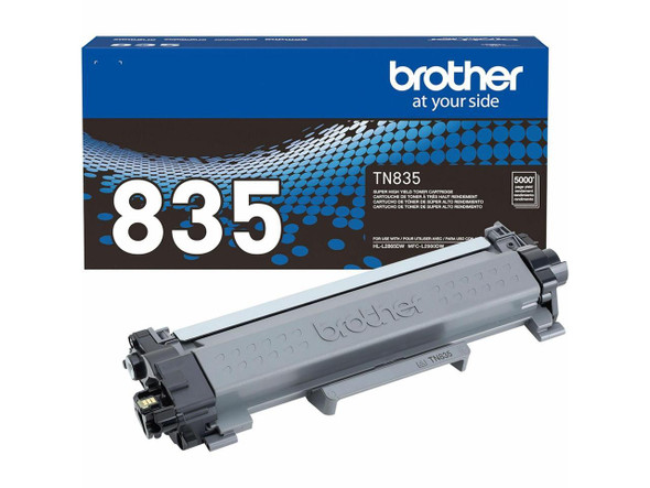 Brother TN835 Original Super High Yield Laser Toner Cartridge Black 1 Each Brother TN835 Original Super High Yield Laser Toner Cartridge Black 1 Each