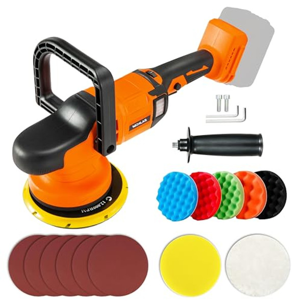 Car Orbital Polisher Compatible with DEWALT 20V Battery 6inch 150mm Brushless Car Orbital Polisher Compatible with DEWALT 20V Battery 6inch 150mm Brushless