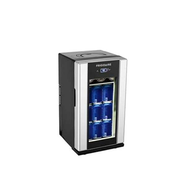 FRIGIDAIRE EFMIS567 AMZ Retro Mini Drink Fridge- Stainless Steel FRIGIDAIRE EFMIS567 AMZ Retro Mini Drink Fridge- Stainless Steel