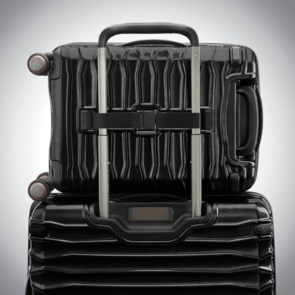 SAMSONITE STRYDE 2 HARDSIDE EXPANDABLE DOUBLE SPINNER WHEELS - STEALTH BLACK New SAMSONITE STRYDE 2 HARDSIDE EXPANDABLE DOUBLE SPINNER WHEELS - STEALTH BLACK New