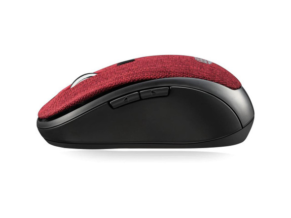 Adesso iMouse S80R Mini Wireless 5-Button Fabic Mouse Red