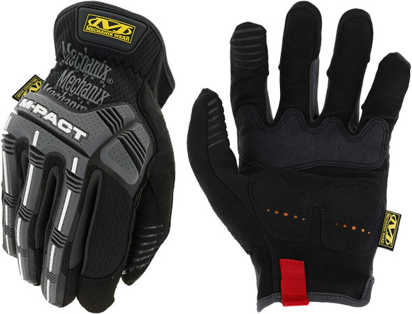 MPC-58 Mechanix Wear M-PACT Open Cuff Work Gloves Large Black/Gray New MPC-58 Mechanix Wear M-PACT Open Cuff Work Gloves Large Black/Gray New