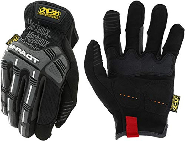 MPC-58 Mechanix Wear M-PACT Open Cuff Work Gloves Large Black/Gray New MPC-58 Mechanix Wear M-PACT Open Cuff Work Gloves Large Black/Gray New