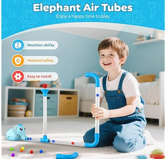 EDUCATIONAL AIR TUBES TOY AIR-POWERED STEM TOYBUILD. BLAST LEARN ENDLESS FUN EDUCATIONAL AIR TUBES TOY AIR-POWERED STEM TOYBUILD. BLAST LEARN ENDLESS FUN