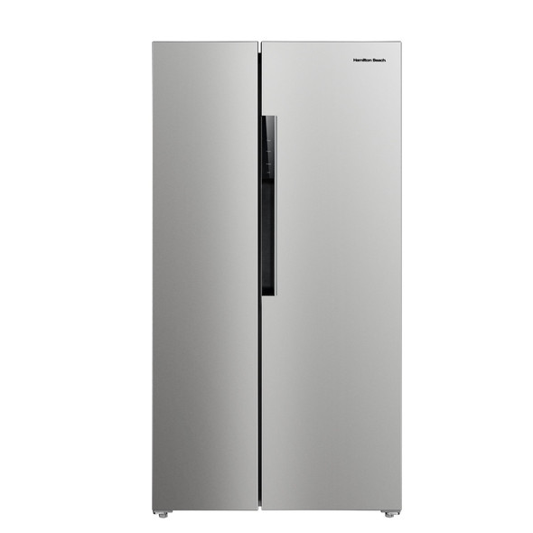 HAMILTON BEACH 15.6 CU. FT. SIDE BY SIDE STAINLESS REFRIGERATOR FREESTANDING New HAMILTON BEACH 15.6 CU. FT. SIDE BY SIDE STAINLESS REFRIGERATOR FREESTANDING New