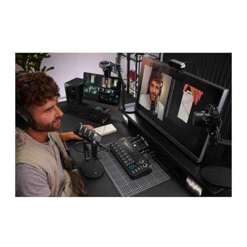 RODE RØDECASTER VIDEO SWITCHER AUDIO INTERFACE MULTI-CAMERA VIDEO INPUTS BLACK