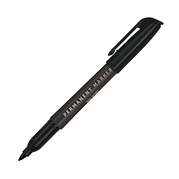 OFFICE DEPOT 100% RECYCLED PERMANENT MARKERS, FINE POINT, BLACK 12PK OD88669 New OFFICE DEPOT 100% RECYCLED PERMANENT MARKERS, FINE POINT, BLACK 12PK OD88669 New