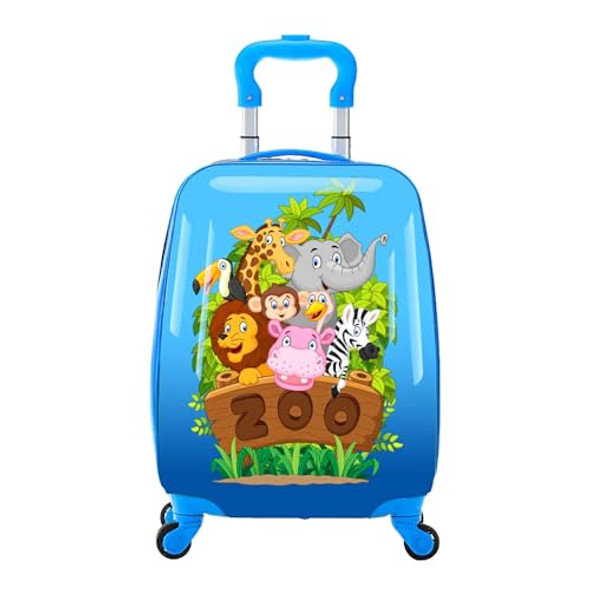 TUCCI ITALY KIDS ZOOLAND CARRY ON KIDS SUITCASE - MULTICOLOR TUCCI ITALY KIDS ZOOLAND CARRY ON KIDS SUITCASE - MULTICOLOR