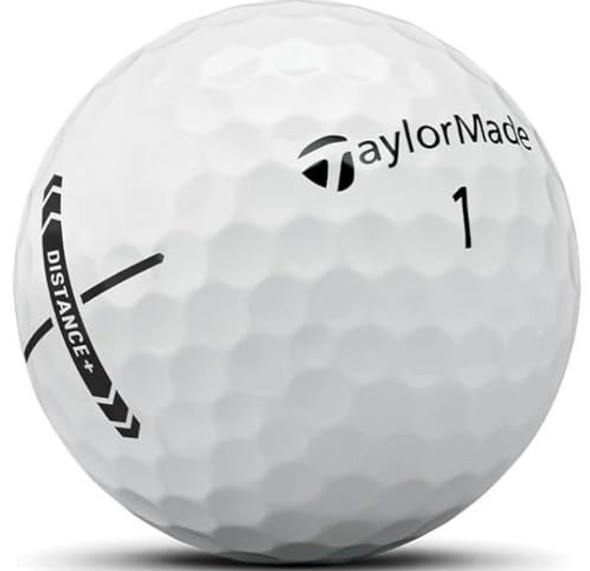 Taylor Made Distance+ (2025) Golf Balls, White, 3 Pack New Taylor Made Distance+ (2025) Golf Balls, White, 3 Pack New