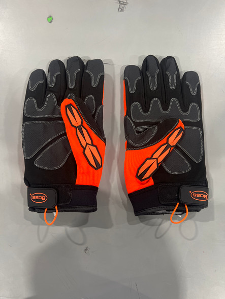 BOSS HIGH-VIS INSULATED PADDED GLOVES SIZE 2X - ORANGE/BLACK BOSS HIGH-VIS INSULATED PADDED GLOVES SIZE 2X - ORANGE/BLACK