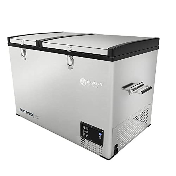 BLUEFIN ACTIVE ARKTEC DUO 125L | PORTABLE TRAVEL FRIDGE - SILVER BLUEFIN ACTIVE ARKTEC DUO 125L | PORTABLE TRAVEL FRIDGE - SILVER