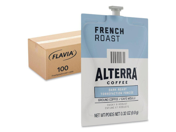 ALTERRA FRENCH ROAST COFFEE FRESHPACK 100/CARTON 48010 New ALTERRA FRENCH ROAST COFFEE FRESHPACK 100/CARTON 48010 New