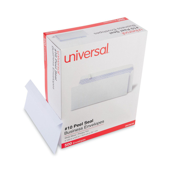 Universal UNV36105 4.25 x 9.63 in. No.10 Business White Envelope New Universal UNV36105 4.25 x 9.63 in. No.10 Business White Envelope New