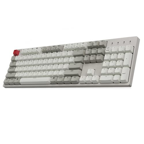 KEYCHRON C2 108 KEYS FULL SIZE WIRED MECHANICAL KEYBOARD BROWN SWITCH - GRAY